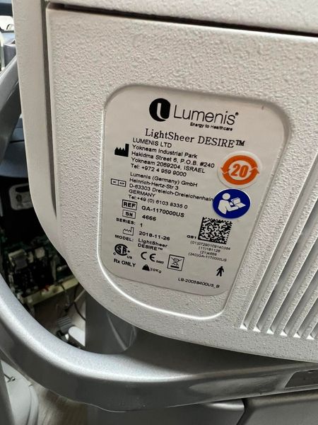 Лазерный аппарат Lumenis LightSheer Desire (2018) 1 фото